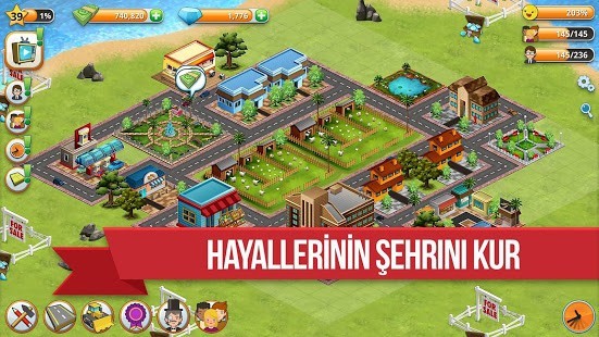 Köy Şehri Para Hileli MOD APK [v2.0.0] 5