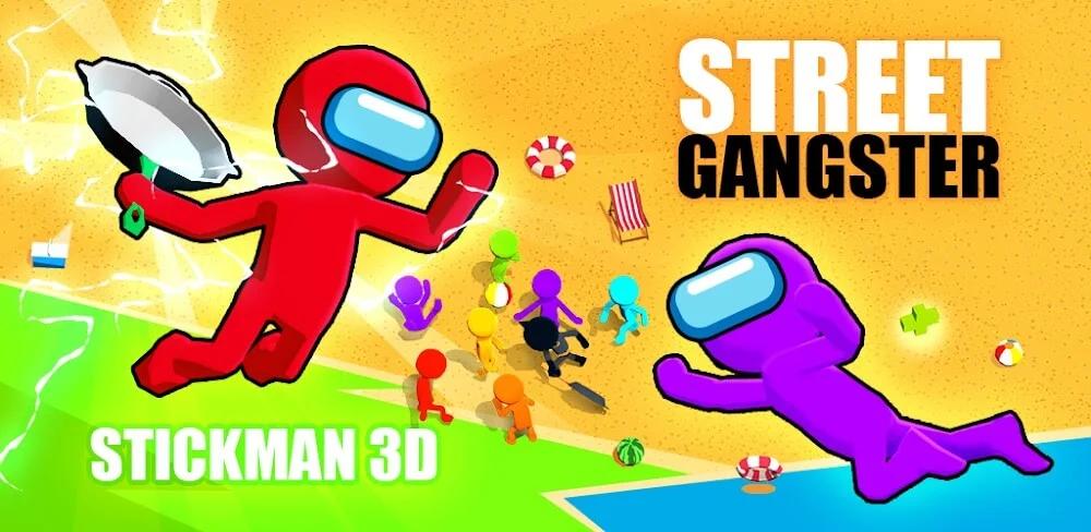 Stickman 3D Street Gangster Para Hileli MOD APK [v1.0.5] 2