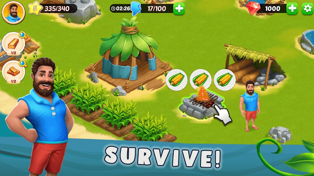 Kong Island Farm & Survival Para Hileli MOD APK [v1.2.0] 1