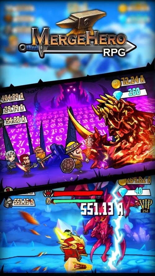 RPG Merge Hero Hasar Hileli MOD APK [v2.0] 6