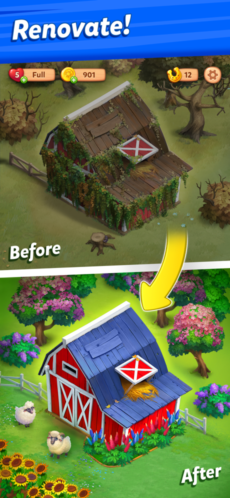 Farmscapes Para Hileli MOD APK [v2.5.1.0] 5