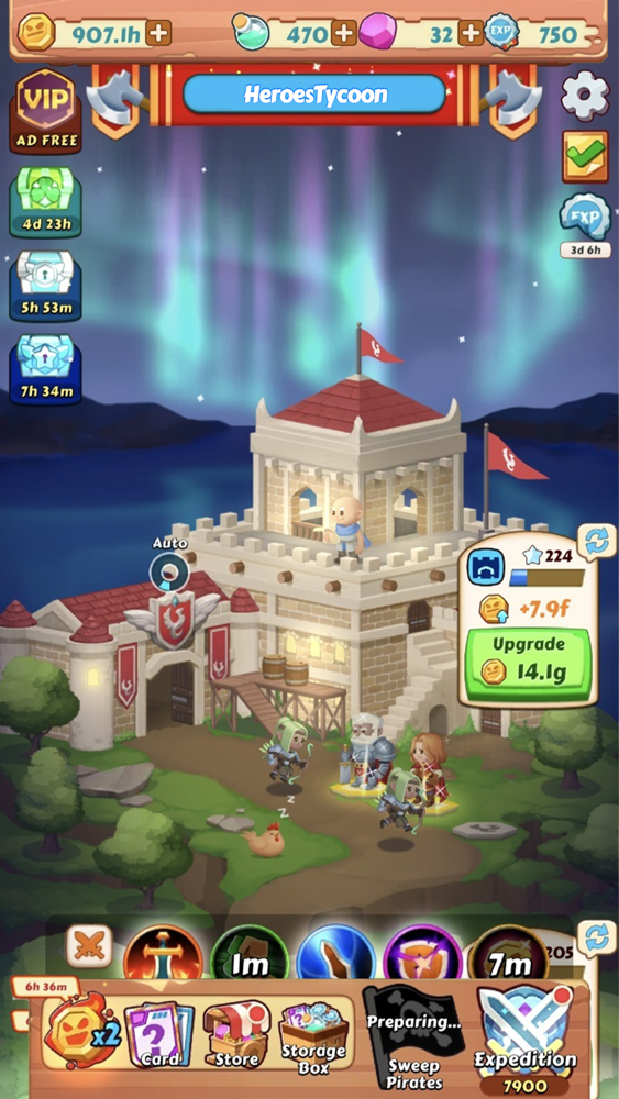 Idle Heroes Tycoon Elmas Hileli MOD APK [v1.0.4] 5