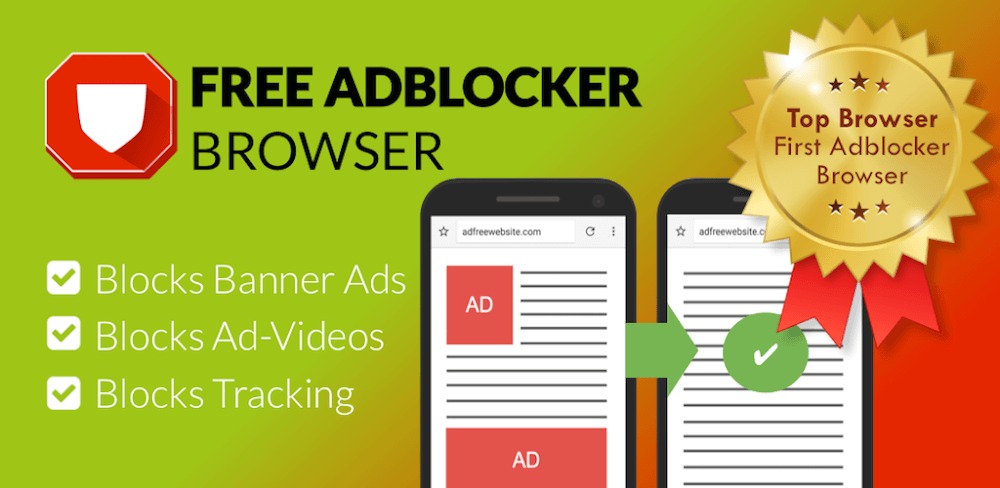 Free Adblocker Browser Premium Hileli MOD APK [v96.0] 3