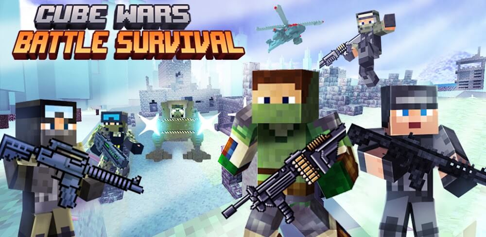 Cube Wars Battle Survival Hileli MOD APK [v1.67] 1