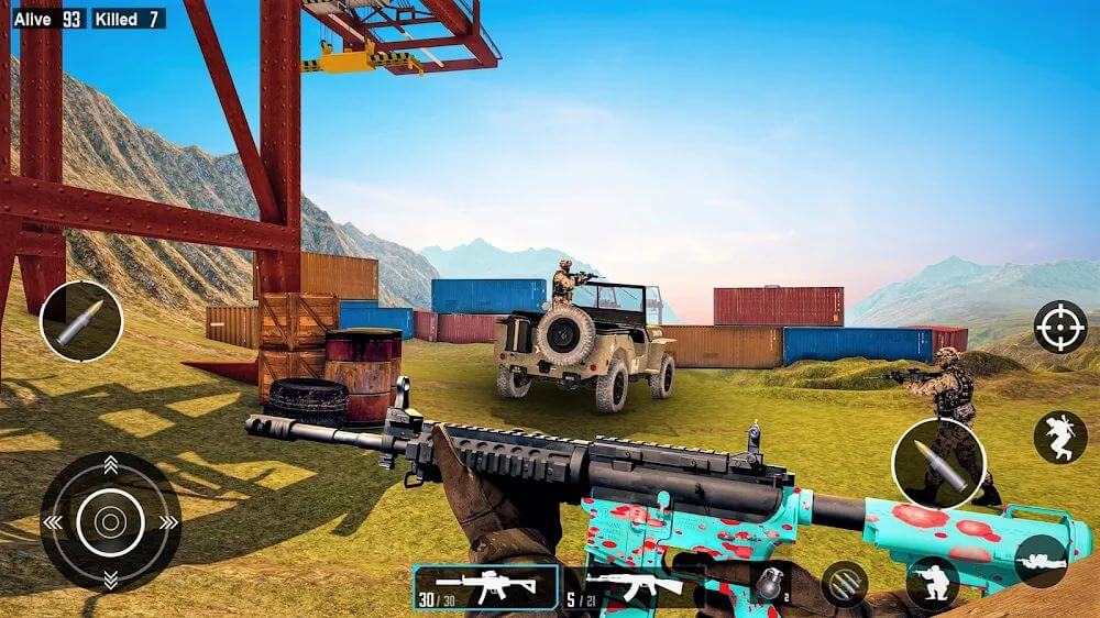 FPS Commando Gun Games Offline Hileli MOD APK [v6.9] 2