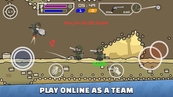 Mini Militia - Doodle Army 2 El Bombası Hileli MOD APK [v5.4.0] 5