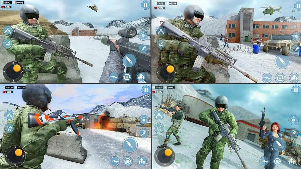 Modern Commando 3D Mega Hileli MOD APK [v1.0.30] 3