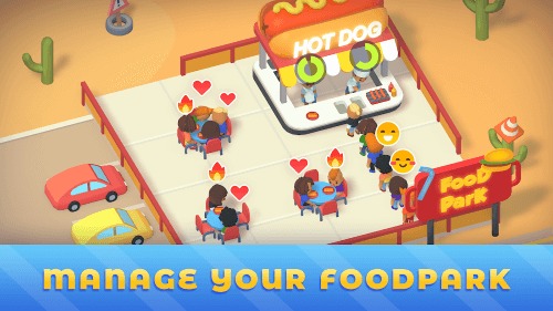 Idle Food Park Tycoon Yemek Hileli MOD APK [v1.7.1] 2