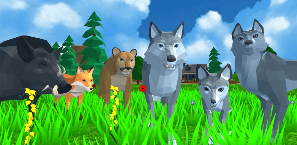 Wolf Simulator Wild Animals 3D Mega Hileli MOD APK [v1.0523] 1