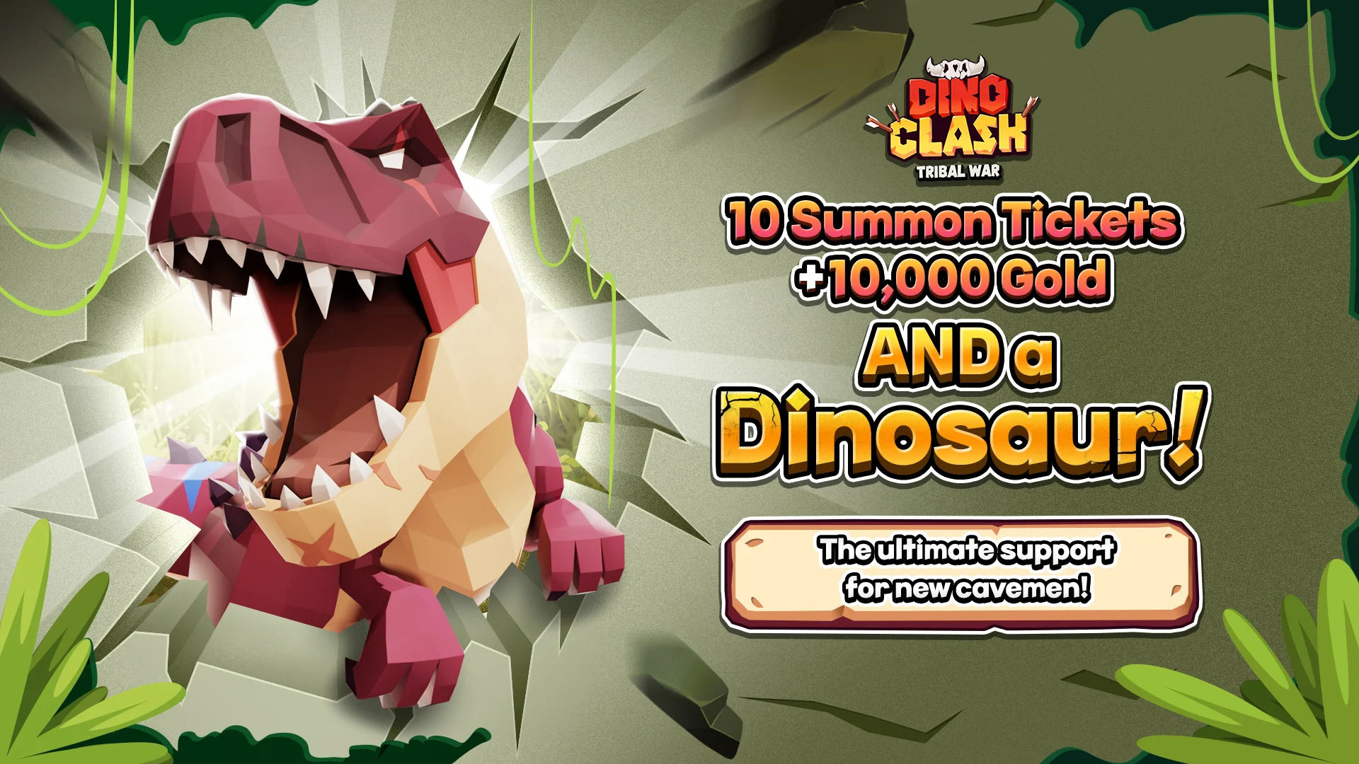 Dino Clash Tribal War Reklamsız Hileli MOD APK [v1.5.5] 5