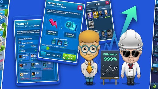 Crypto Idle Miner Para Hileli MOD APK [v1.29.0] 1