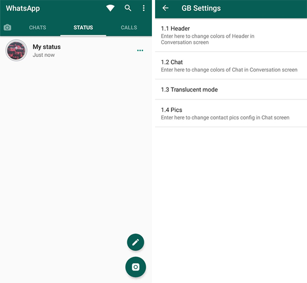 GB WhatsApp v18.60 PRO APK 1