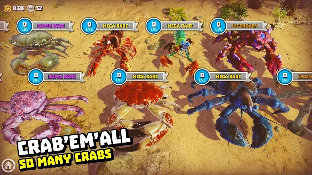 King of Crabs Yengeç Hileli MOD APK [v1.16.0] 3