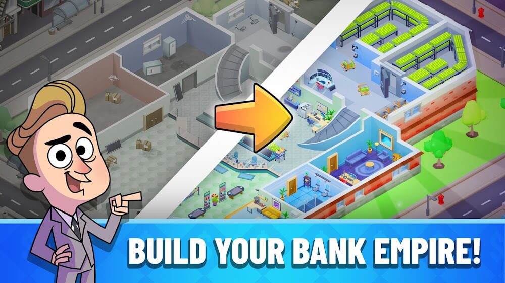 Idle Bank Tycoon Para Hileli MOD APK [v1.3.0] 1