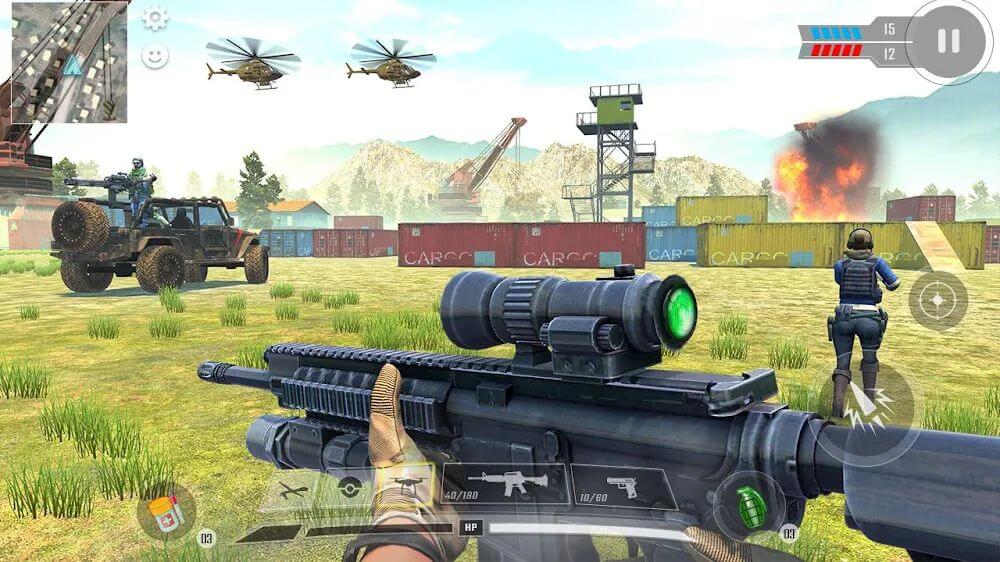 Commando War Army Mega Hileli MOD APK [v1.84] 4