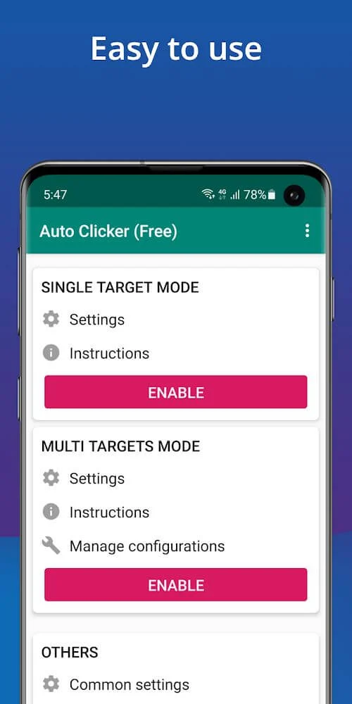 Auto Clicker Automatic tap PRO Hileli MOD APK [v1.6.5] 2