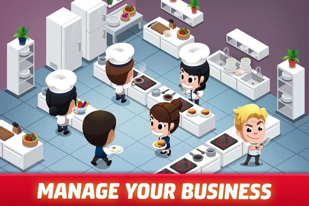 Idle Restaurant Tycoon Para Hileli MOD APK [v1.21.2] 6