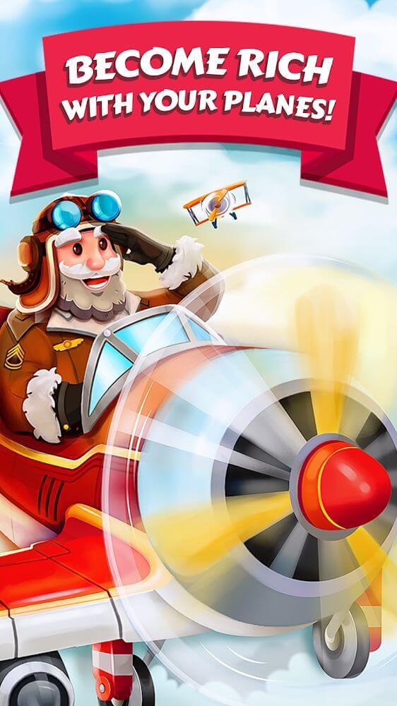 Merge Planes Empire Para Hileli MOD APK [v1.2.46] 5