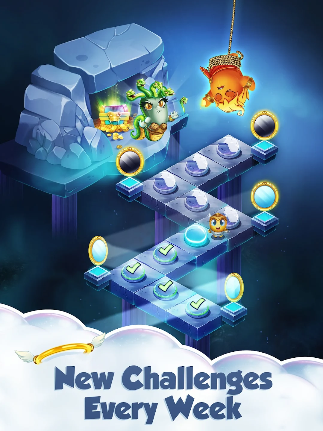 Puzzle Gods Full Hileli MOD APK [v1.6.1] 2