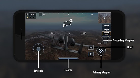 Fighter Pilot HeavyFire Para Hileli MOD APK [v1.2.1] 1