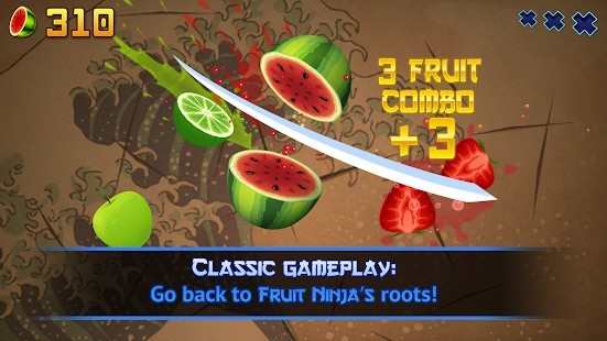 Fruit Ninja Classic Hilesiz Full MOD APK [v2.4.6] 2