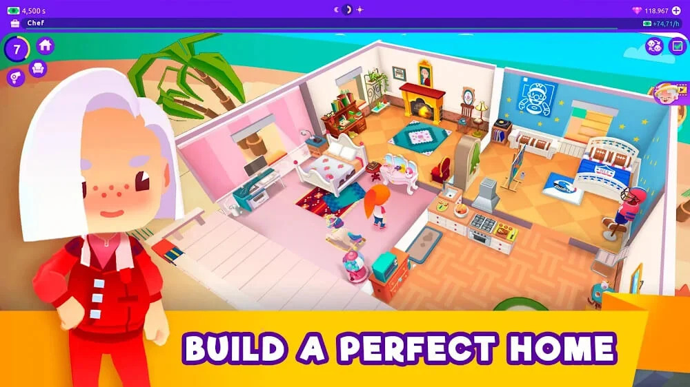 Idle Life Sim Para Hileli MOD APK [v1.3.5] 5