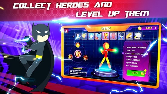 Super Stickman Heroes Fight Para Hileli MOD APK [v3.8] 2