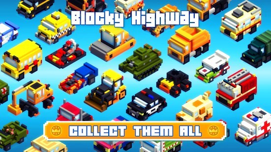 Blocky Highway Traffic Racing Para Hileli MOD APK [v1.2.4] 4