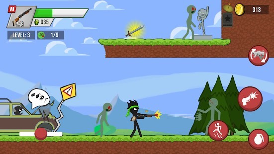 Stickman vs Zombies Para Hileli MOD APK [v1.5.12] 6