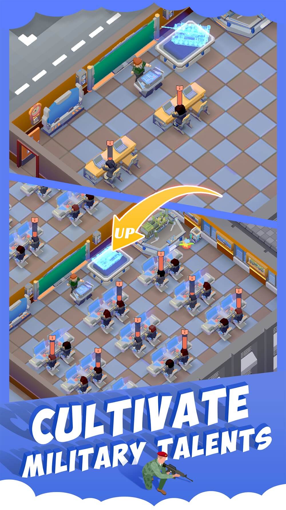 Idle Military SCH Tycoon Para Hileli MOD APK [v1.3.3] 3