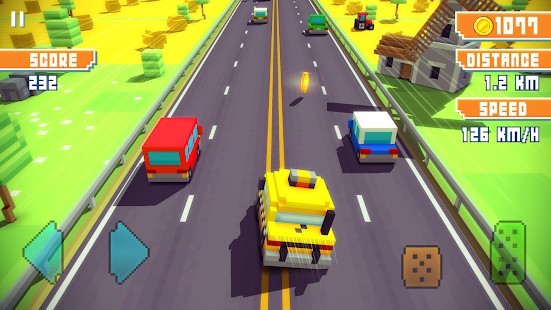 Blocky Highway Traffic Racing Para Hileli MOD APK [v1.2.4] 2