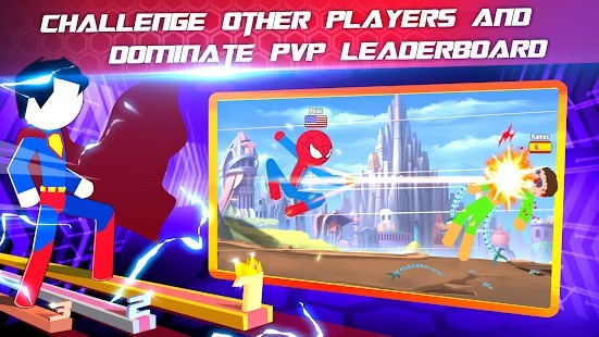 Super Stickman Heroes Fight Para Hileli MOD APK [v3.8] 4