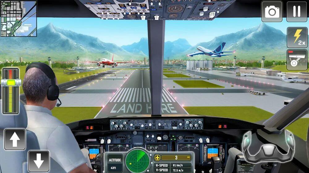 Flight Simulator - Uçuş Simülatörü Para Hileli MOD APK [v2.2] 3