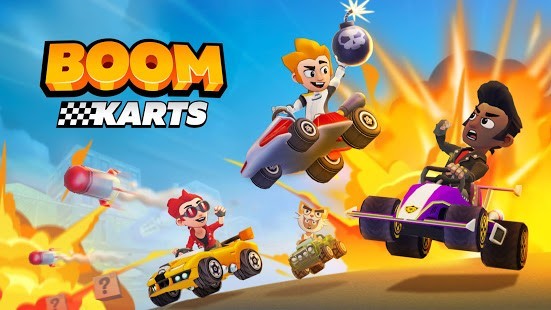 Boom Karts - Multiplayer Kart Racing Araba Hileli MOD APK [v1.17.1] 1