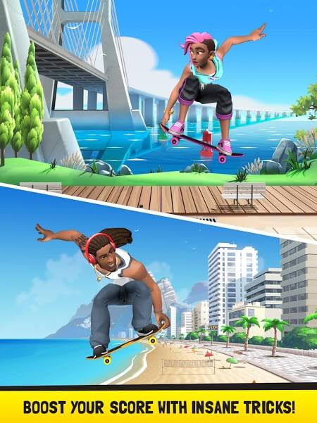 Flip Skater Para Hileli MOD APK [v2.46] 4