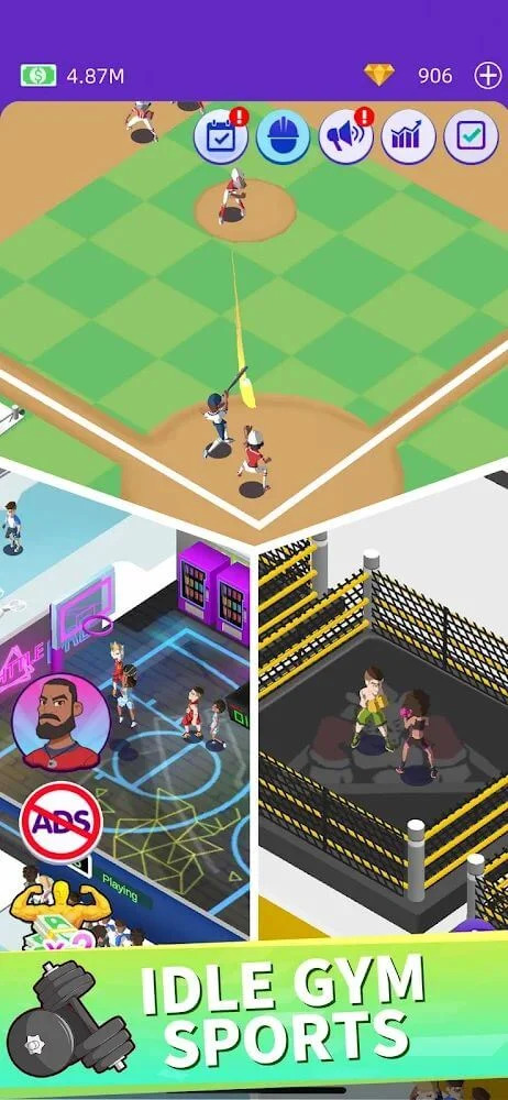 Idle GYM Sports Para Hileli MOD APK [v1.80] 2