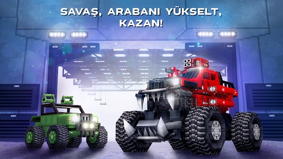 Blocky Cars Tank oyunları Mega Hileli MOD APK [v8.2.1] 2
