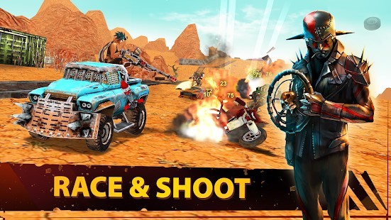 Dead Paradise Car Race Shooter Para Hileli MOD APK [v1.7] 5