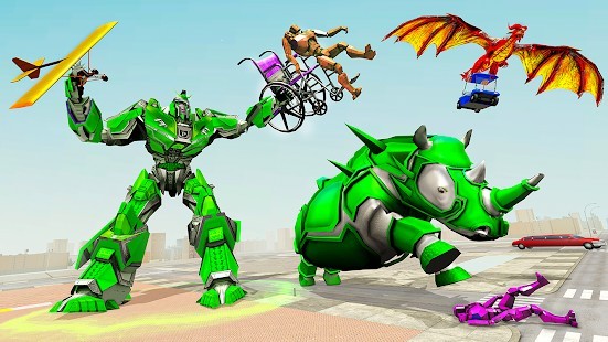 Rhino Robot Games Robot Wars Mega Hileli MOD APK [v1.17] 2