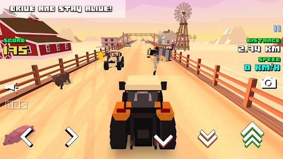 Blocky Farm Racing Simulator Para Hileli MOD APK [v1.43] 5