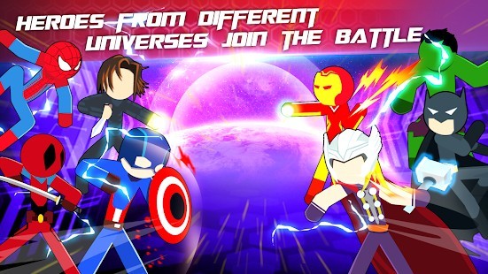 Super Stickman Heroes Fight Para Hileli MOD APK [v3.8] 5