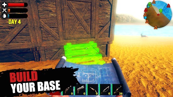 Just Survive FPS Raft Survival Island Simulator Para Hileli MOD APK [v2.6.1] 1