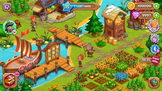 Vikings and Dragon Island Farm Para Hileli MOD APK [v1.43] 5