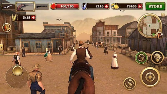 Batı silahşör - West Gunfighter Para Hileli MOD APK [v1.13] 5