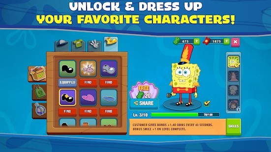 SpongeBob Krusty Cook-Off v4.4.2 Hileli MOD APK 1