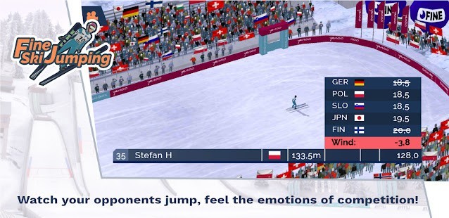 Fine Ski Jumping Para Hileli MOD APK [v0.7795] 4