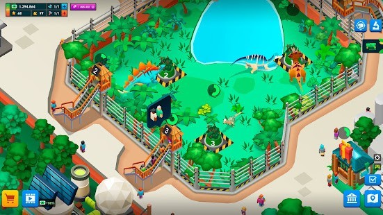 Idle Dinosaur Park Tycoon Para Hileli MOD APK [v2.0.0] 2