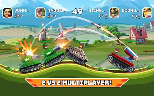 Hills of Steel Para Hileli MOD APK [v4.5.0] 1