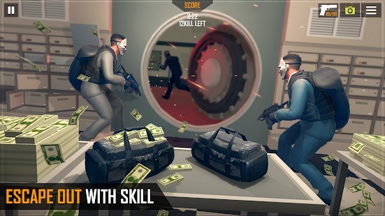 Real Gangster Bank Robber Game Mega Hileli MOD APK [v2.3] 3