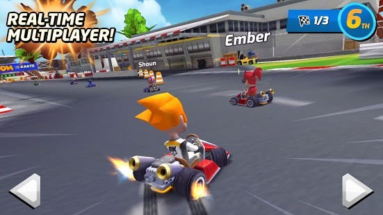 Boom Karts - Multiplayer Kart Racing Araba Hileli MOD APK [v1.17.1] 6